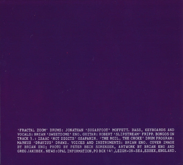 Brian Eno : Fractal Zoom (CD, Maxi, Dig)
