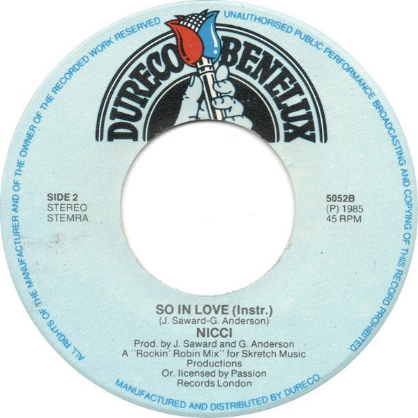 Nicci Gable : So In Love (7")