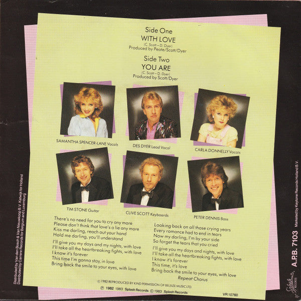 Casablanca (10) : With Love (7", Single)