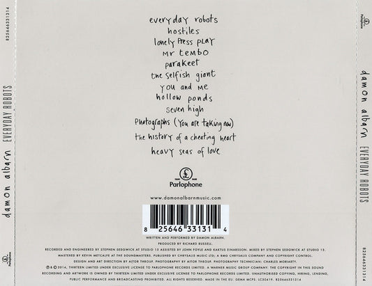 Damon Albarn : Everyday Robots (CD, Album)