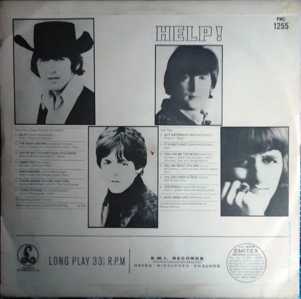 The Beatles : Help! (LP, Album, Mono, 1st)