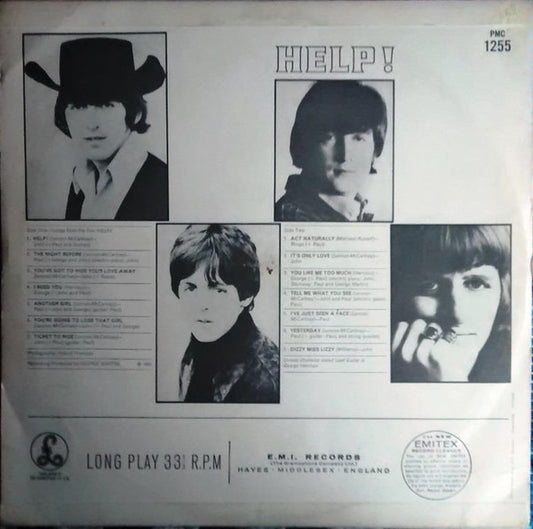 The Beatles : Help! (LP, Album, Mono, 1st)