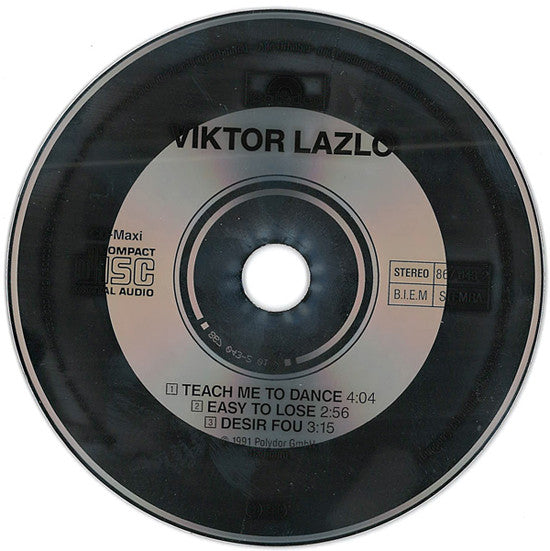 Viktor Lazlo : Teach Me To Dance (CD, Maxi)
