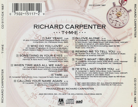 Richard Carpenter : Time (CD, Album)