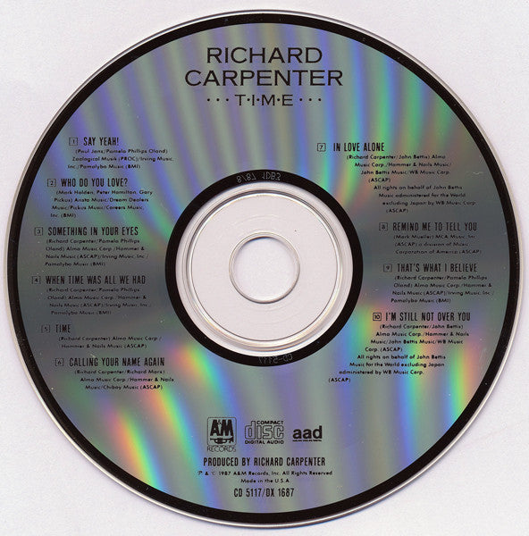 Richard Carpenter : Time (CD, Album)