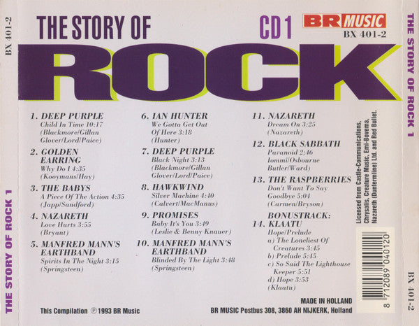 Various : Radio 538 Presents The Story Of Rock 1 (CD, Comp)