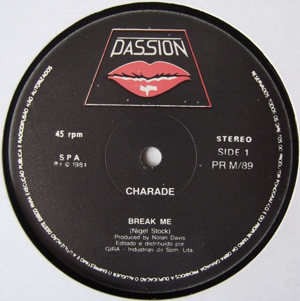 Charade (2) : Break Me (12")