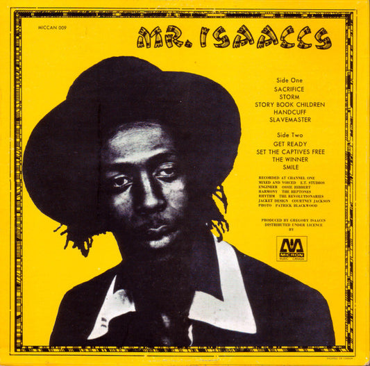Gregory Isaacs : Mr. Isaaccs (LP, Album)