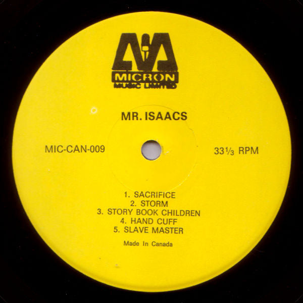 Gregory Isaacs : Mr. Isaaccs (LP, Album)