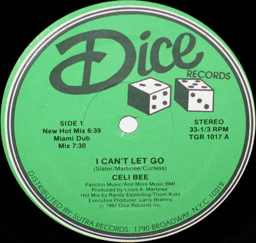 Celi Bee : I Can't Let Go (12")