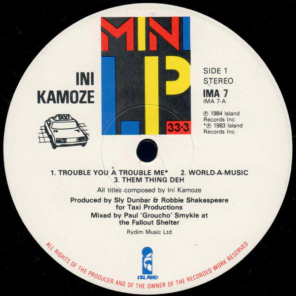 Ini Kamoze : Ini Kamoze (LP, MiniAlbum)