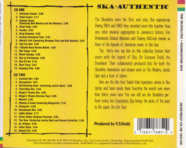 The Skatalites : Foundation Ska (2xCD, Comp, MP)
