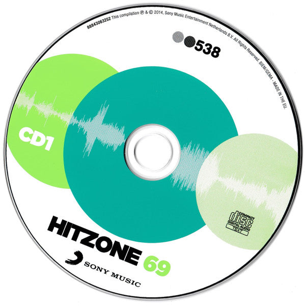 Various : 538 - Hitzone 69 (2xCD, Comp, Tex)