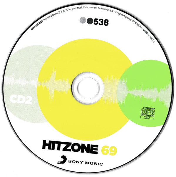 Various : 538 - Hitzone 69 (2xCD, Comp, Tex)