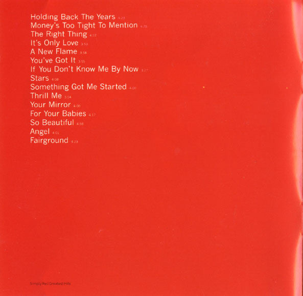 Simply Red : Greatest Hits (CD, Comp)