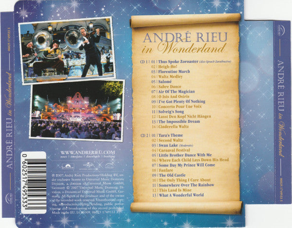 André Rieu : In Wonderland (2xCD, Album, Sup)