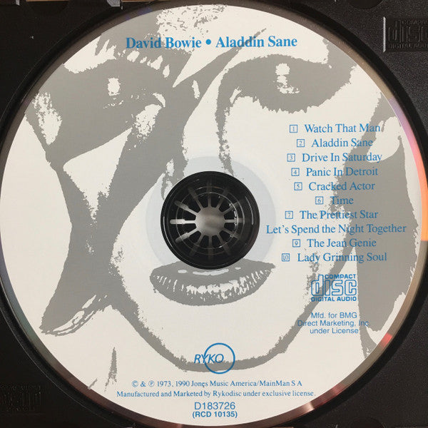 David Bowie : Aladdin Sane (CD, Album, Club, RE, RM)