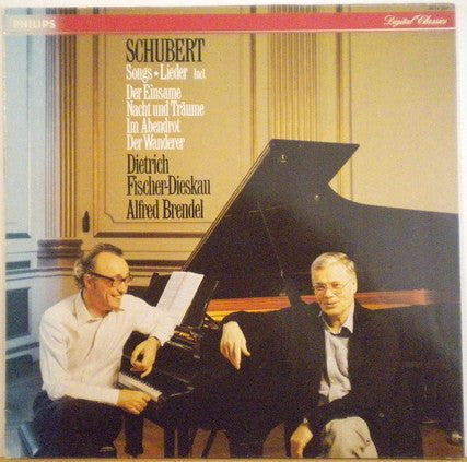 Franz Schubert - Dietrich Fischer-Dieskau, Alfred Brendel : Songs • Lieder (LP)