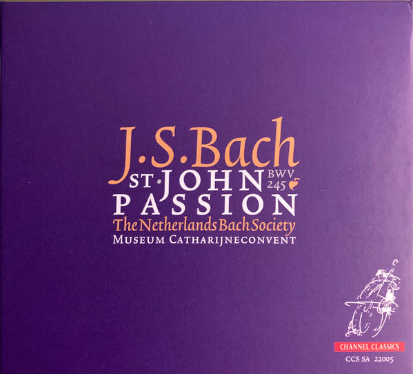 Johann Sebastian Bach - De Nederlandse Bachvereniging, Jos Van Veldhoven : St. John Passion BWV 245 (2xSACD, Hybrid, Multichannel + Box)