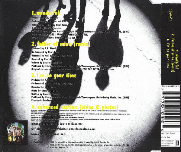Everclear : Wonderful (CD, Single, Enh)