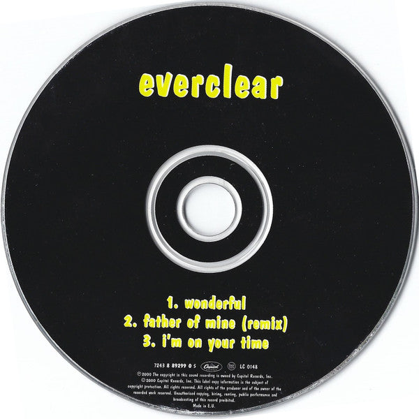 Everclear : Wonderful (CD, Single, Enh)