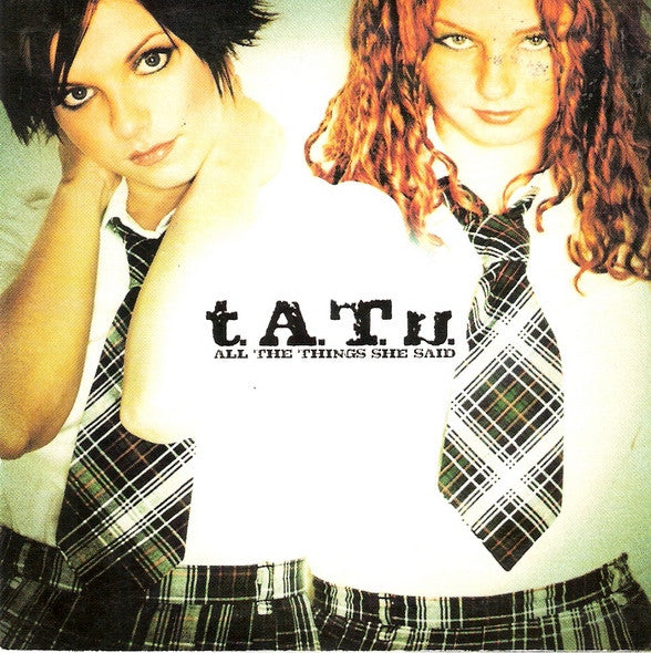 t.A.T.u. : All The Things She Said (CD, Single, Car)
