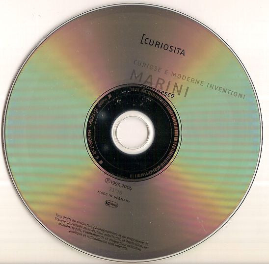 Biagio Marini - Romanesca, Andrew Manze : Curiose E Moderne Inventioni (CD, RE)