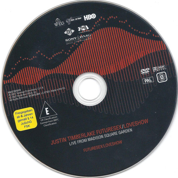 Justin Timberlake : Futuresex/Loveshow (Live From Madison Square Garden) (2xDVD-V, Copy Prot., PAL)