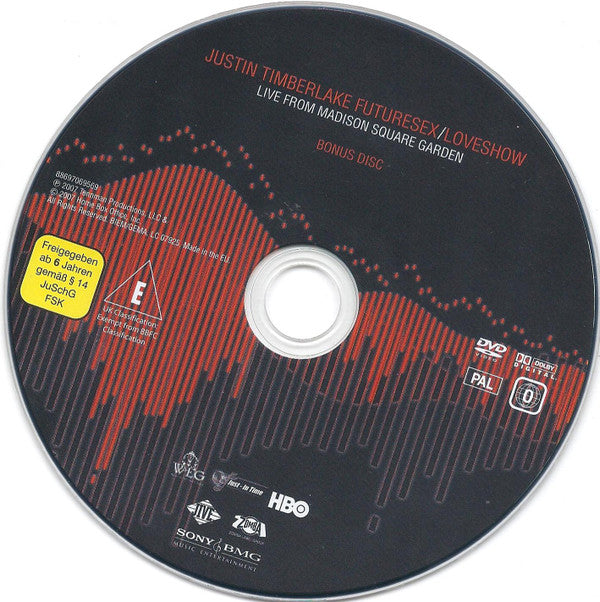 Justin Timberlake : Futuresex/Loveshow (Live From Madison Square Garden) (2xDVD-V, Copy Prot., PAL)