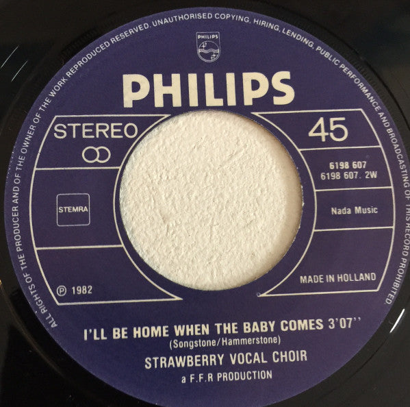Strawberry Vocal Choir : Saturday Night At The Movies (7", Single)