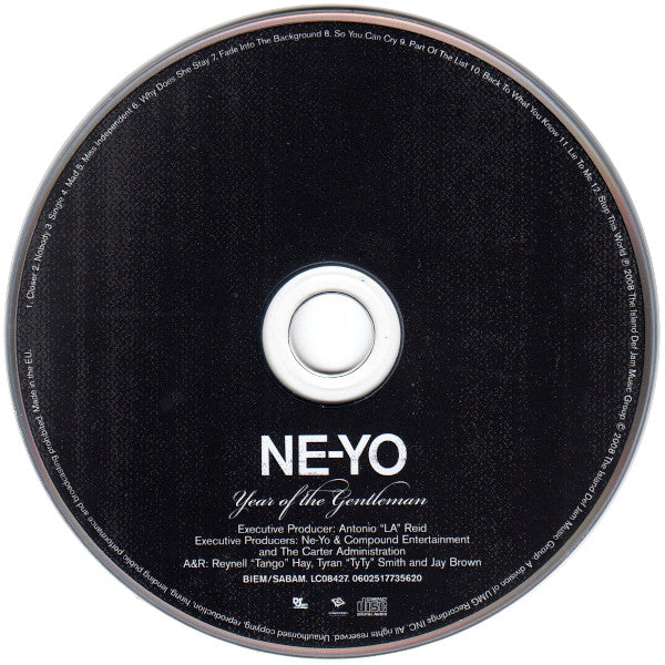 Ne-Yo : Year Of The Gentleman (CD, Album)
