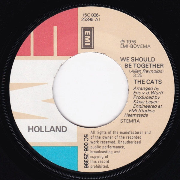 The Cats : We Should Be Together (7", Single)