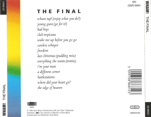 Wham! : The Final (CD, Comp, RE)