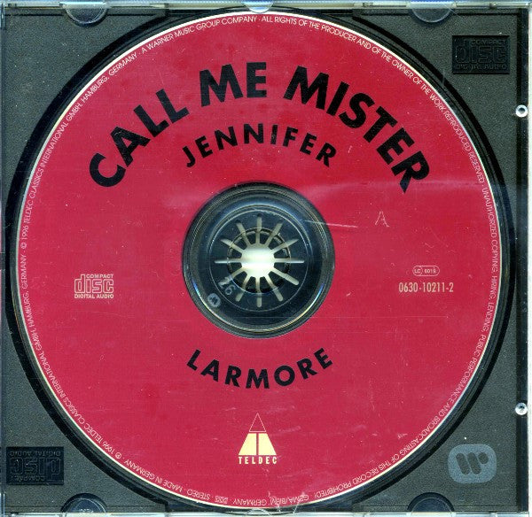 Jennifer Larmore : Call Me Mister (CD)