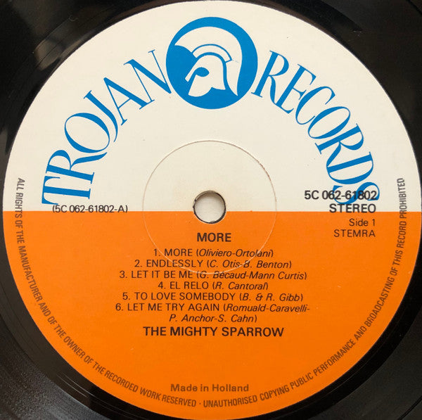 Mighty Sparrow : More (LP, Album)