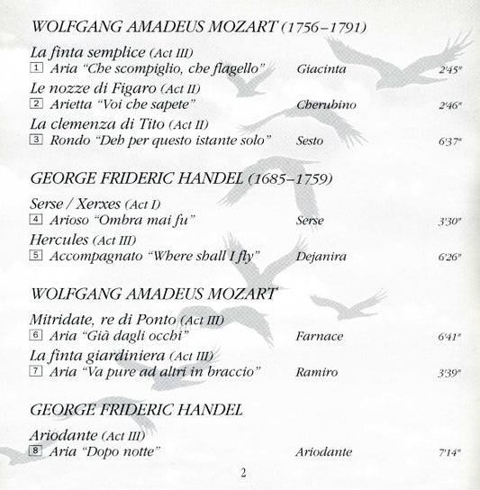 Jennifer Larmore : Where Shall I Fly (Handel & Mozart Arias) (CD)