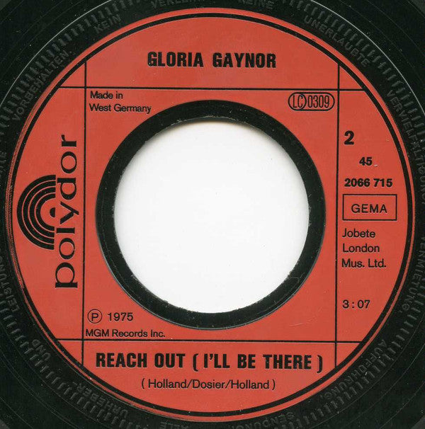Gloria Gaynor : Never Can Say Good-Bye / Reach Out I'll Be There (7", Single)