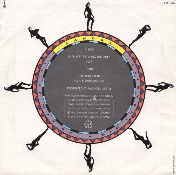 Sandra : (Life May Be) A Big Insanity (7", Single)