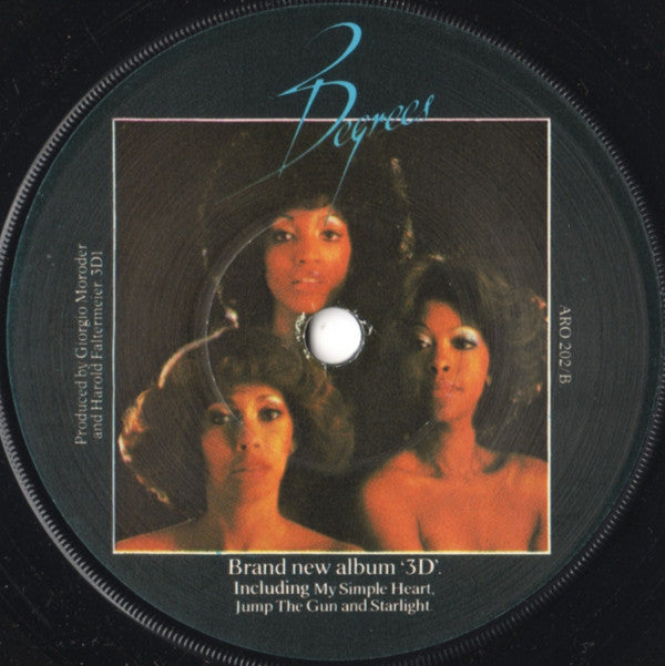 The Three Degrees : My Simple Heart (7", Single, Pic)