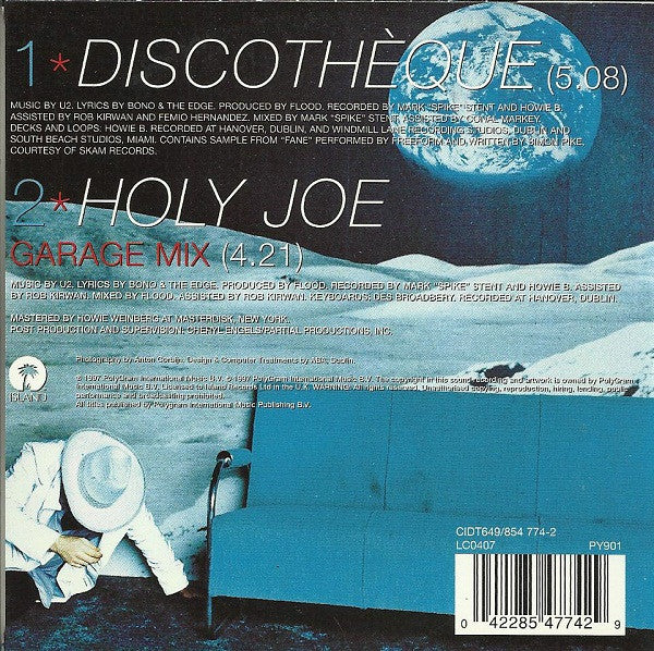U2 : Discothèque (CD, Single, Car)