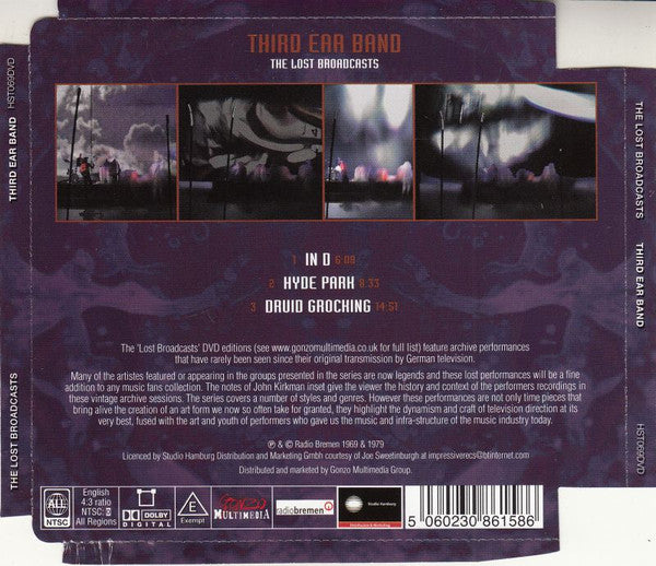 Third Ear Band : The Lost Broadcasts (DVD-V, NTSC)