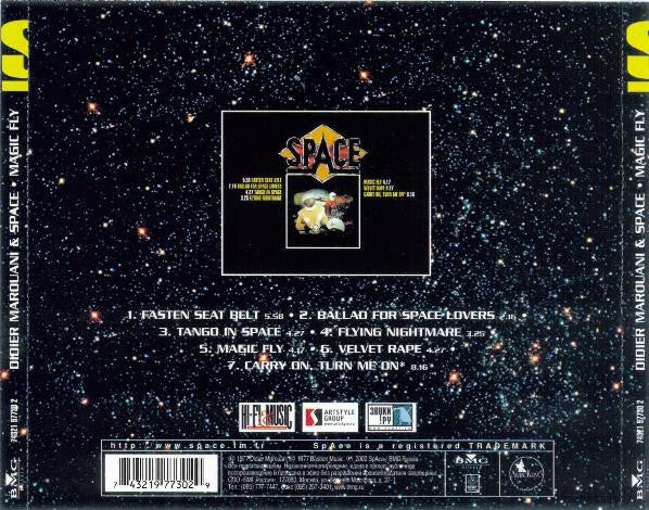 Didier Marouani & Space : Magic Fly (CD, Album, RE, RM)