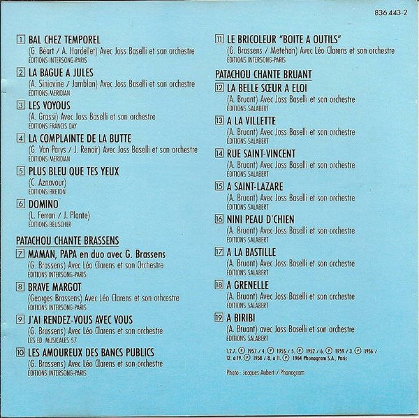 Patachou : Patachou (CD, Comp)