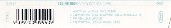 Céline Dion : A New Day Has Come (CD, Single)
