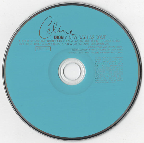 Céline Dion : A New Day Has Come (CD, Single)
