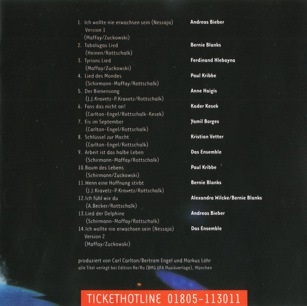 Various : Tabaluga & Lilli (Das Phantastische Musical) (CD, Album)