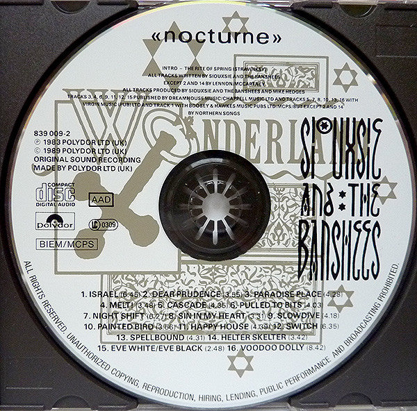 Siouxsie & The Banshees : Nocturne (CD, Album, RE, RP)