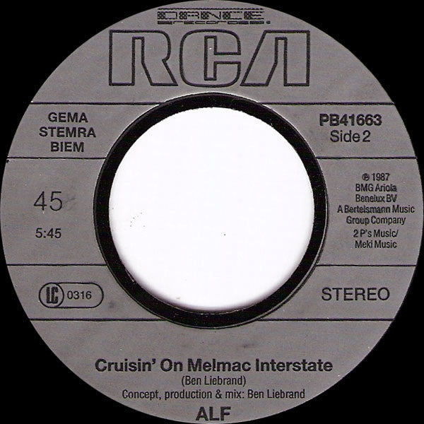ALF (2) : Stuck On Earth (7", Single)