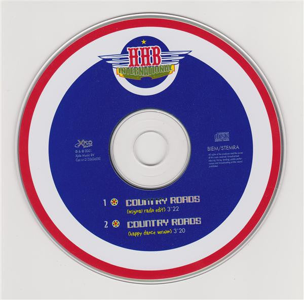 HHB International : Country Roads (CD, Single, Car)