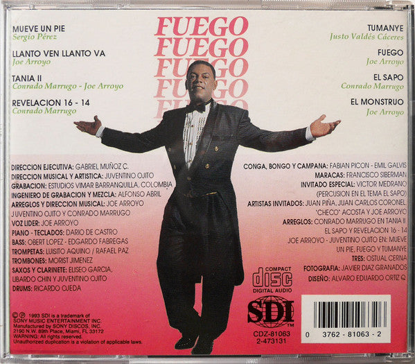 Joe Arroyo : Fuego (CD, Album)